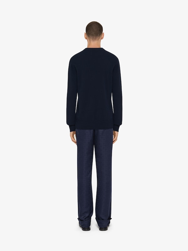 Givenchy Sweater in wool cashmere and crystals with 4G detail Ofertas de temporada