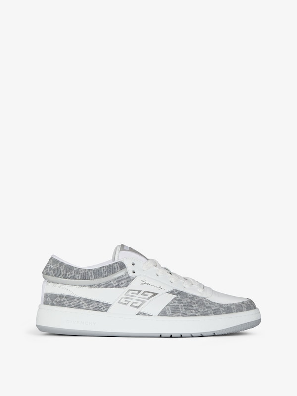 Givenchy G Move sneakers in leather and monogram 72 denim Ofertas especiales