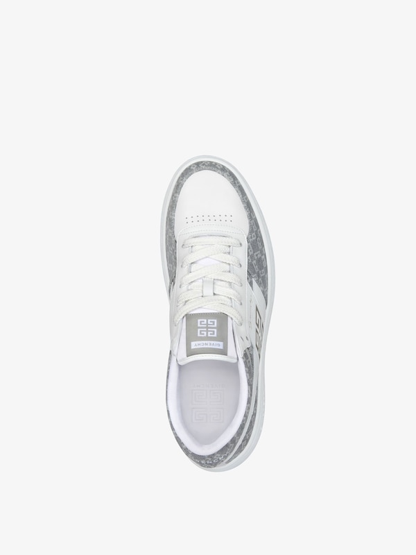 Givenchy G Move sneakers in leather and monogram 72 denim Ofertas especiales
