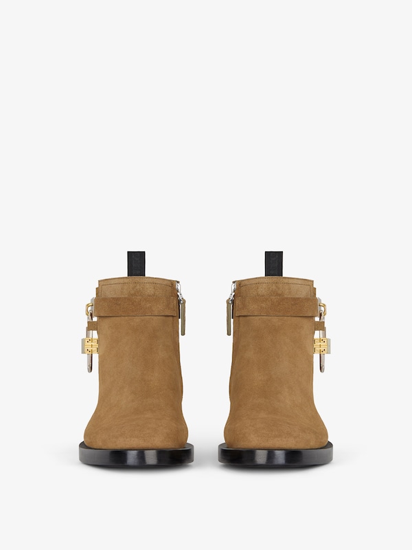 Givenchy Lock ankle boots in suede Tienda