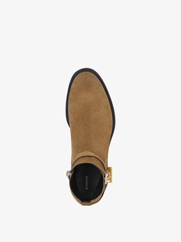 Givenchy Lock ankle boots in suede Tienda