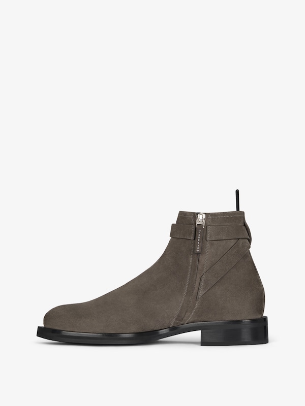Givenchy Lock ankle boots in suede Mejor oferta