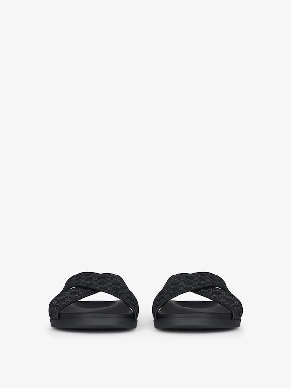 Givenchy G Plage flat mules in monogram 72 denim Superdescuento