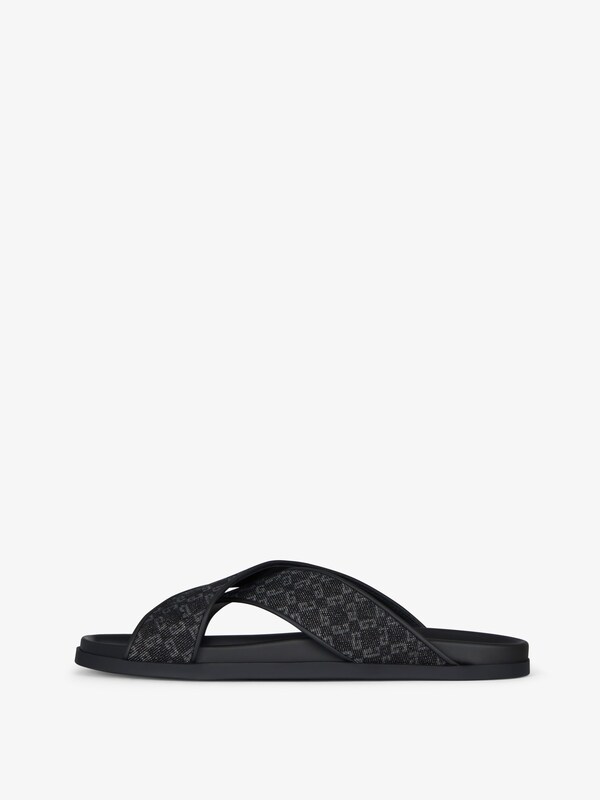 Givenchy G Plage flat mules in monogram 72 denim Superdescuento