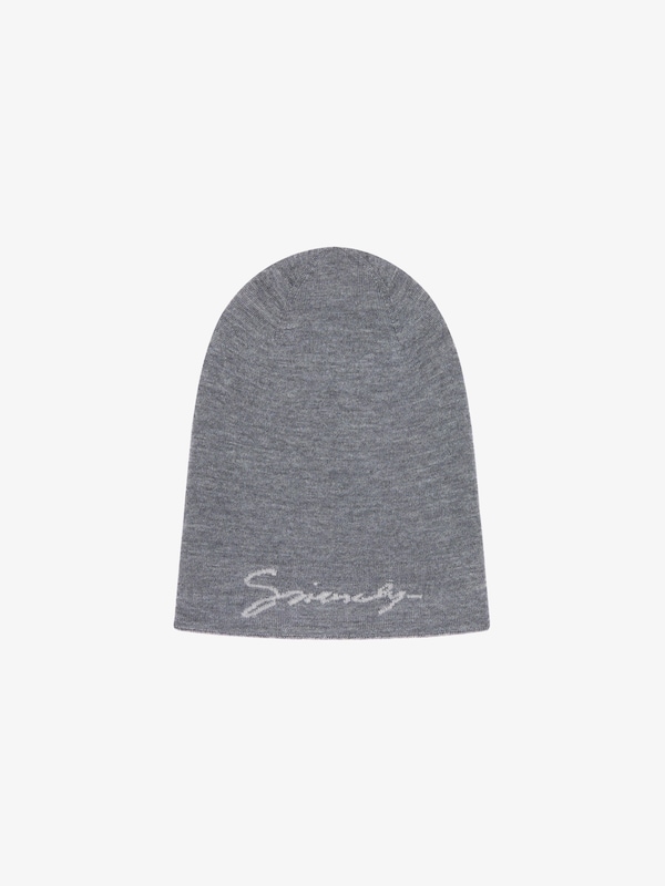 Givenchy GIVENCHY monogram 72 double sided beanie in wool En oferta