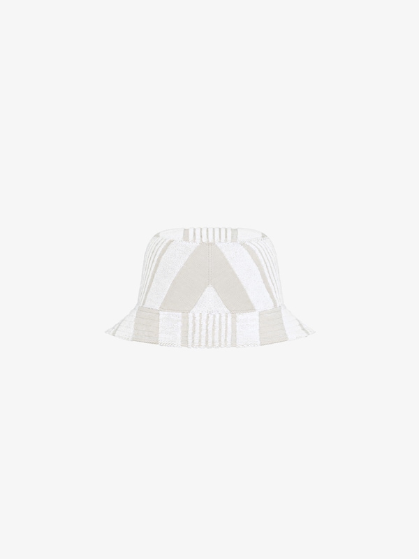 Givenchy GIVENCHY bucket hat in cotton towelling with stripes 2025