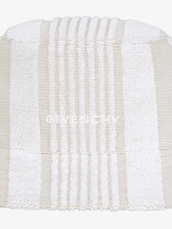 Givenchy GIVENCHY bucket hat in cotton towelling with stripes 2025