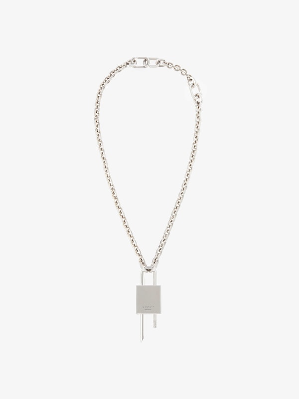 Givenchy Small Lock necklace in metal Ventas relámpago