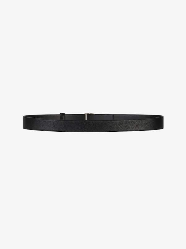 Givenchy Belt in grained leather with G-Chain buckle Superdescuento
