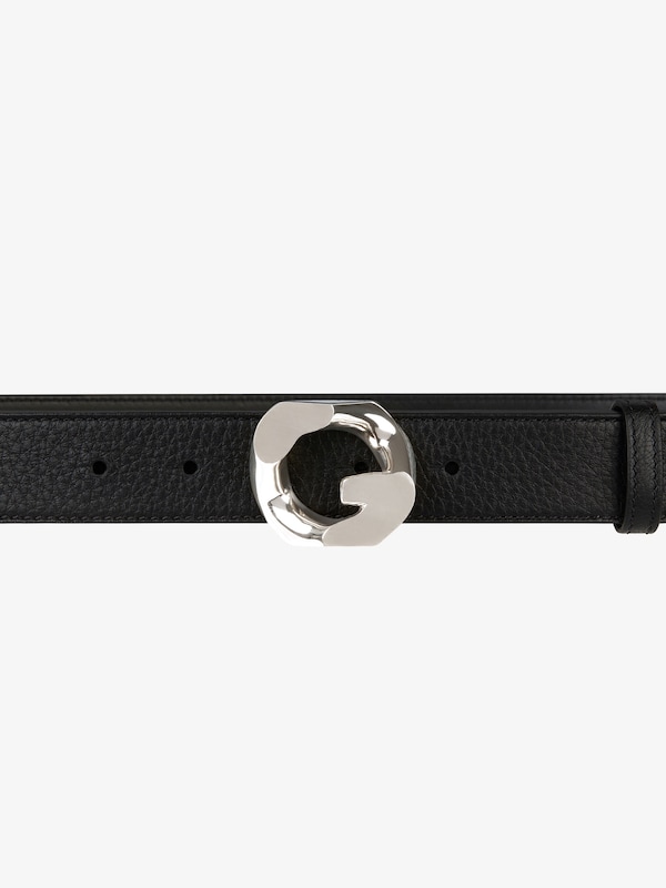Givenchy Belt in grained leather with G-Chain buckle Superdescuento