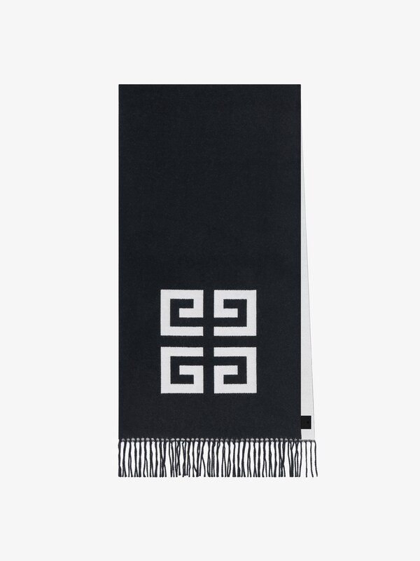 Givenchy 4G double sided scarf in wool Última moda