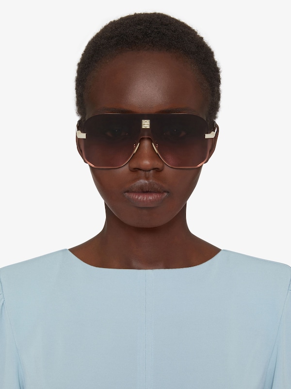 Givenchy 4GEM unisex sunglasses in metal En línea