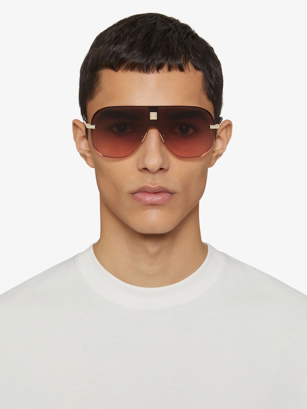Givenchy 4GEM unisex sunglasses in metal En línea