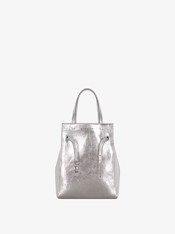 Givenchy Mini Voyou tote bag in laminated leather Promoción por tiempo limitado