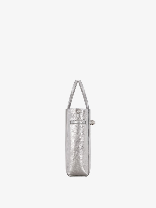 Givenchy Mini Voyou tote bag in laminated leather Promoción por tiempo limitado