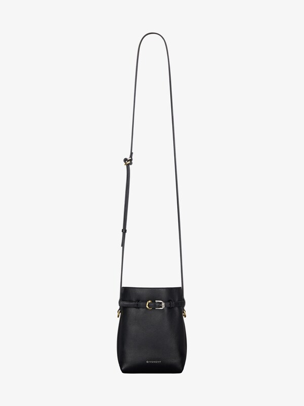 Givenchy Voyou phone pouch in leather Precios de Black Friday