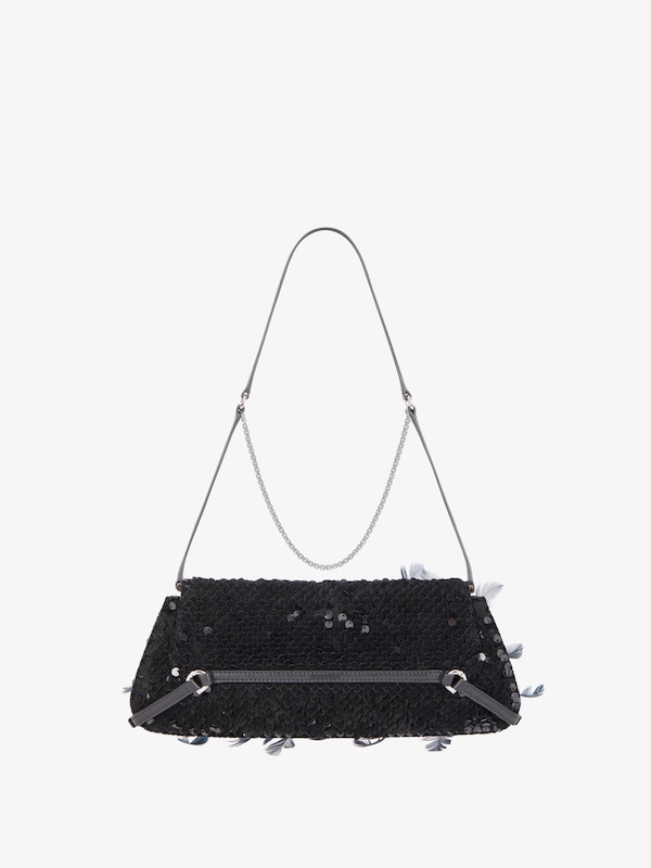 Givenchy Voyou Clutch bag in satin with embroidered sequins Libre de impuestos