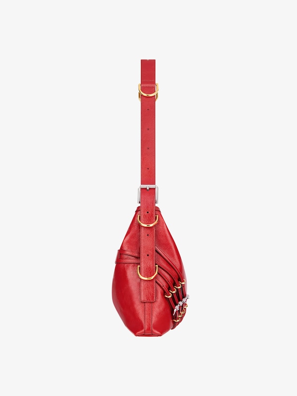 Givenchy Medium Voyou bag in leather with multi-buckles Última moda