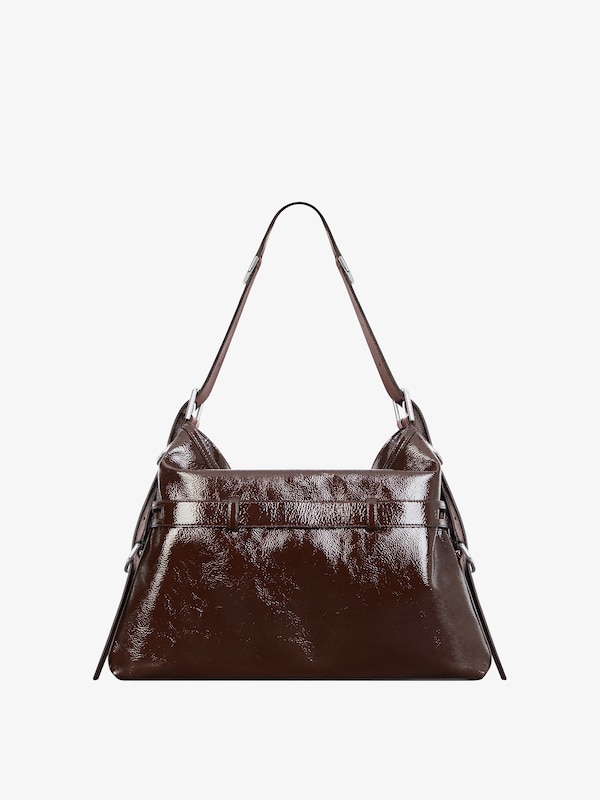 Givenchy Medium Voyou bag in patent leather with multi-buckles Rebajas de fin de temporada