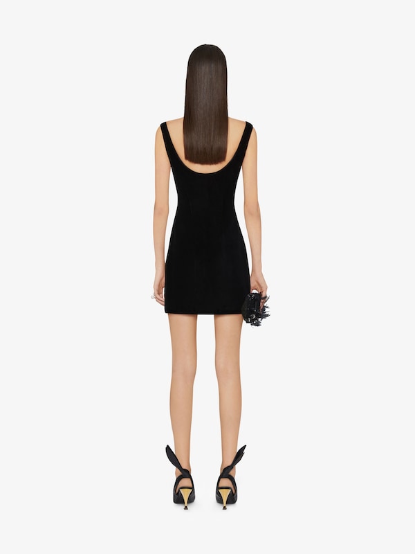 Givenchy Dress in velvet with bow detail 2025