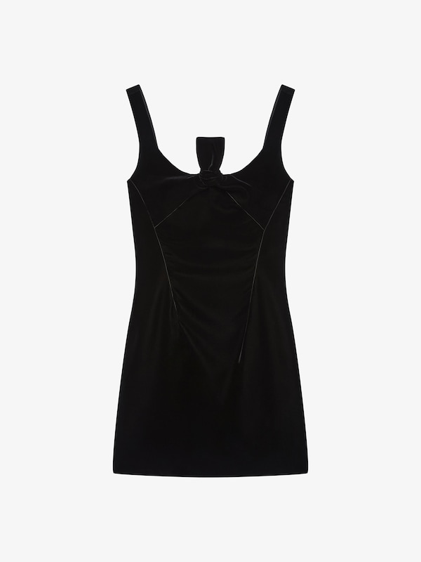 Givenchy Dress in velvet with bow detail 2025