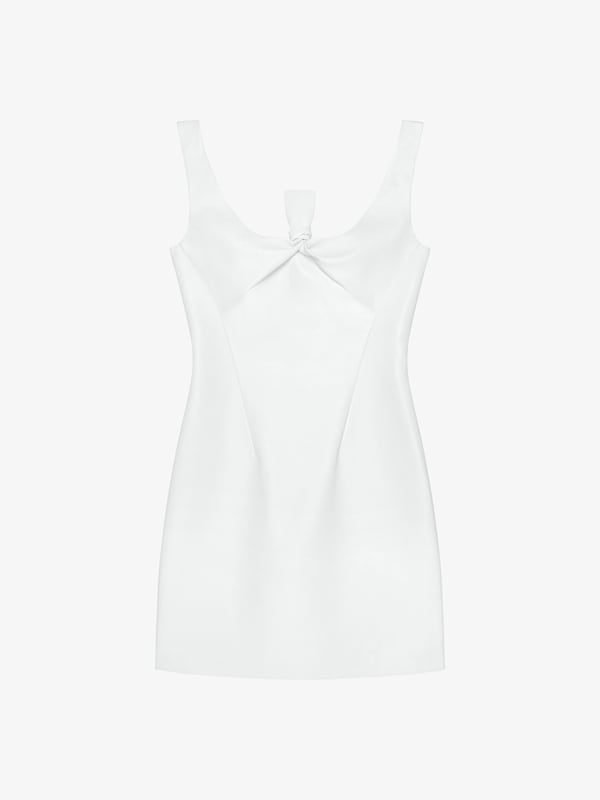 Givenchy Dress in leather with bow detail En línea