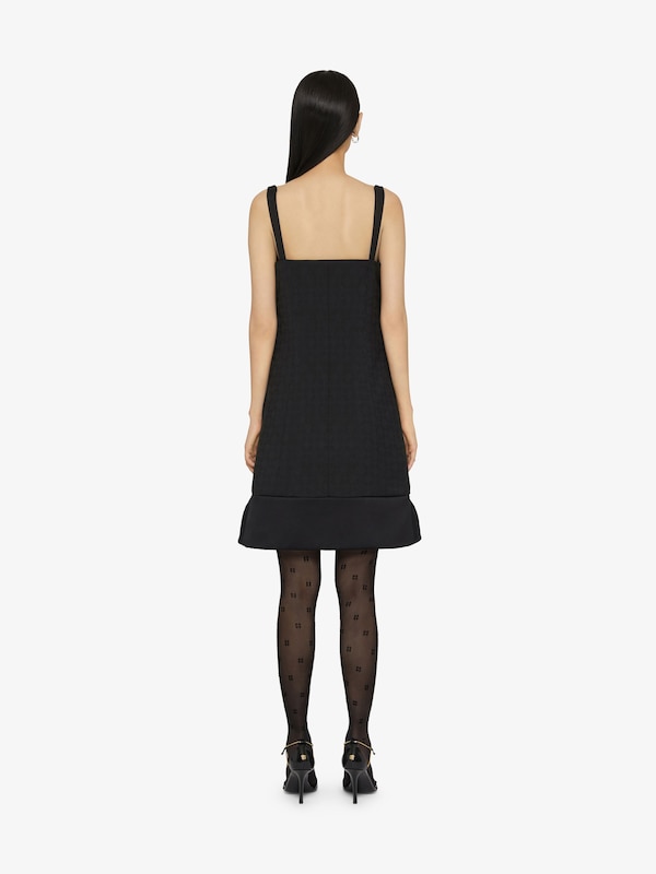 Givenchy Dress in monogram 72 jacquard with twisted straps Rebajas