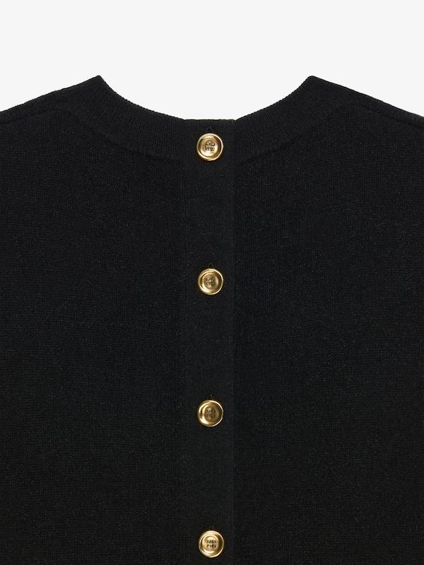Givenchy 4G sweater in wool with buttoned back Los más vendidos