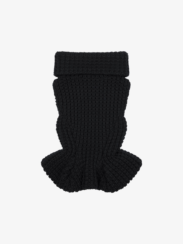 Givenchy Sleeveless fit peplum sweater in waffle wool Descuento