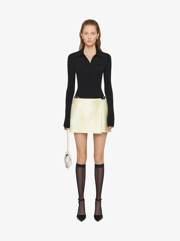 Givenchy Polo sweater in wool with 4G detail Tienda