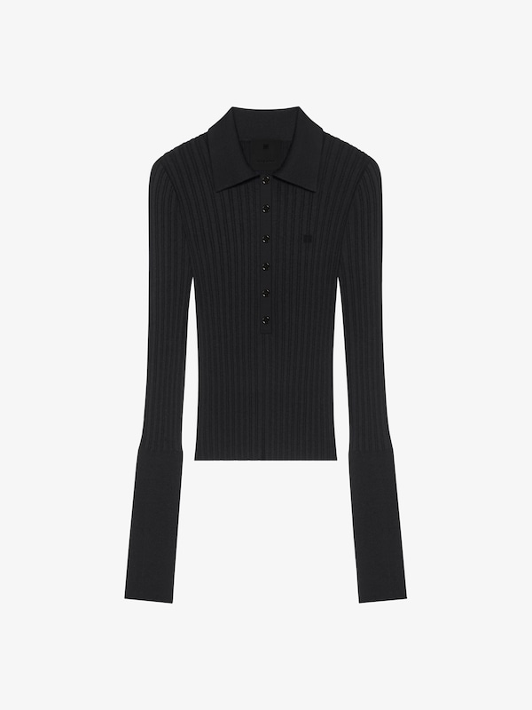 Givenchy Polo sweater in wool with 4G detail Tienda