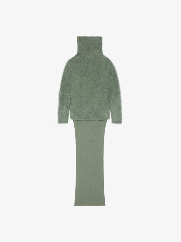 Givenchy Sweater in mohair and wool with train Liquidación