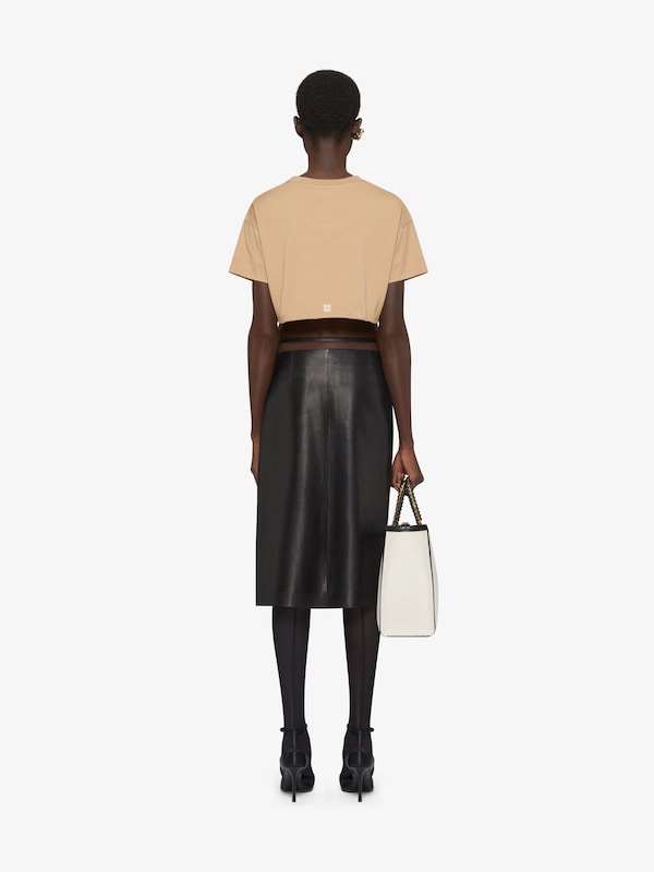 Givenchy GIVENCHY Archetype cropped t-shirt in cotton Últimos 3 días