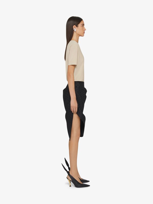 Givenchy Monogram 72 t-shirt in cotton and sequins Promoción por tiempo limitado