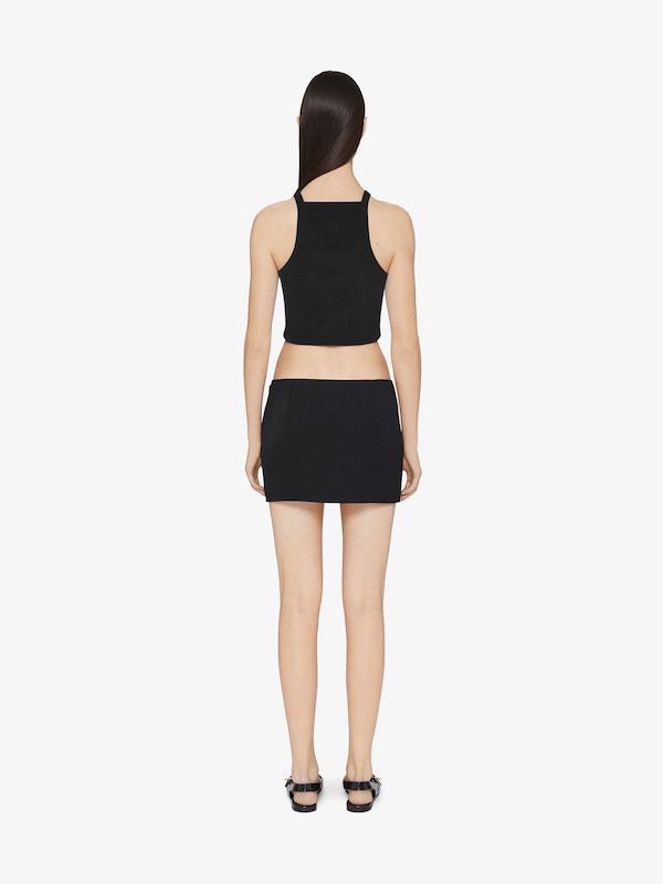Givenchy Cropped tank top in cotton with 4G detail Solo hoy