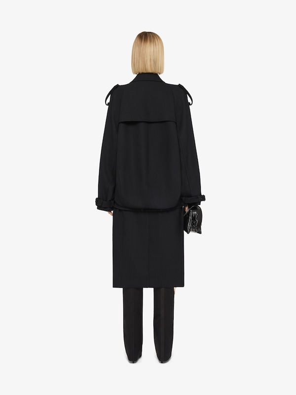 Givenchy Oversized trench-coat in wool Grandes descuentos