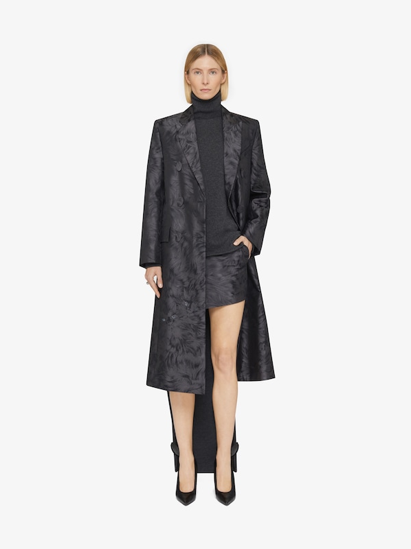 Givenchy Coat in cat jacquard Limitado a 3 días
