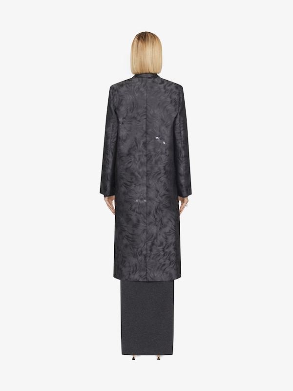 Givenchy Coat in cat jacquard Limitado a 3 días
