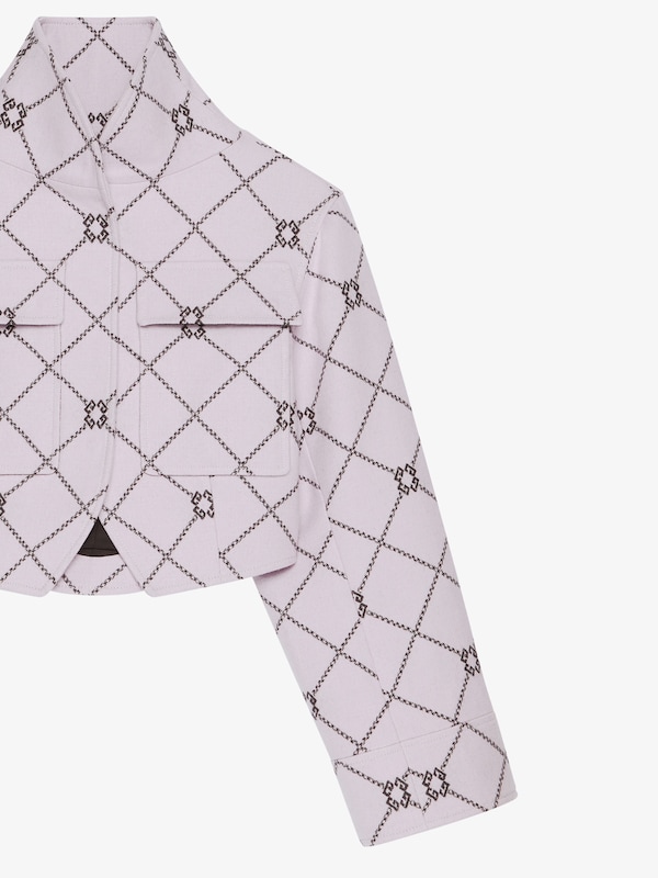 Givenchy Checked jacket in wool with monogram 72 Oferta exclusiva