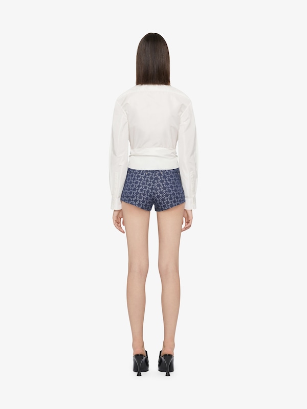 Givenchy Bow shirt in taffetas with 4G detail En línea