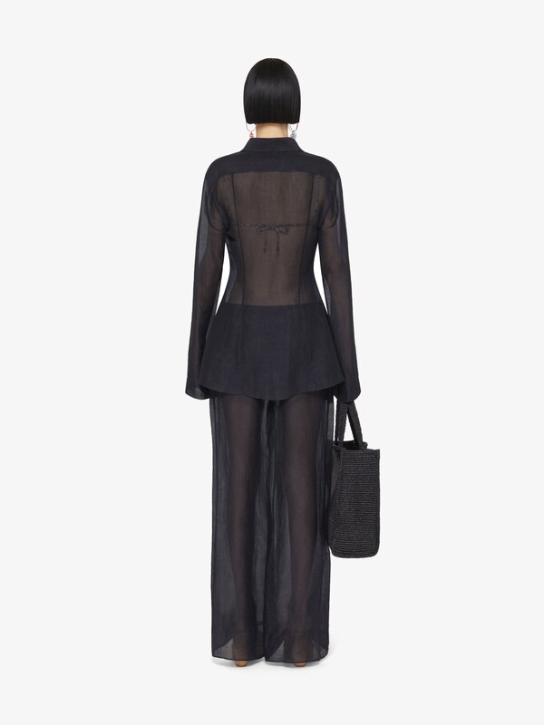 Givenchy Shirt in silk and linen Rebajas baratas
