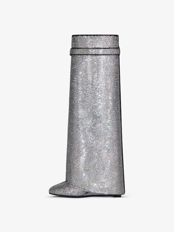 Givenchy Shark Lock boots wide fit in strass Mejor oferta