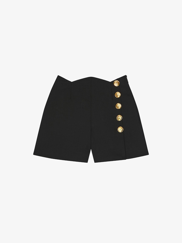 Givenchy Shorts in wool and mohair with buttons Último día