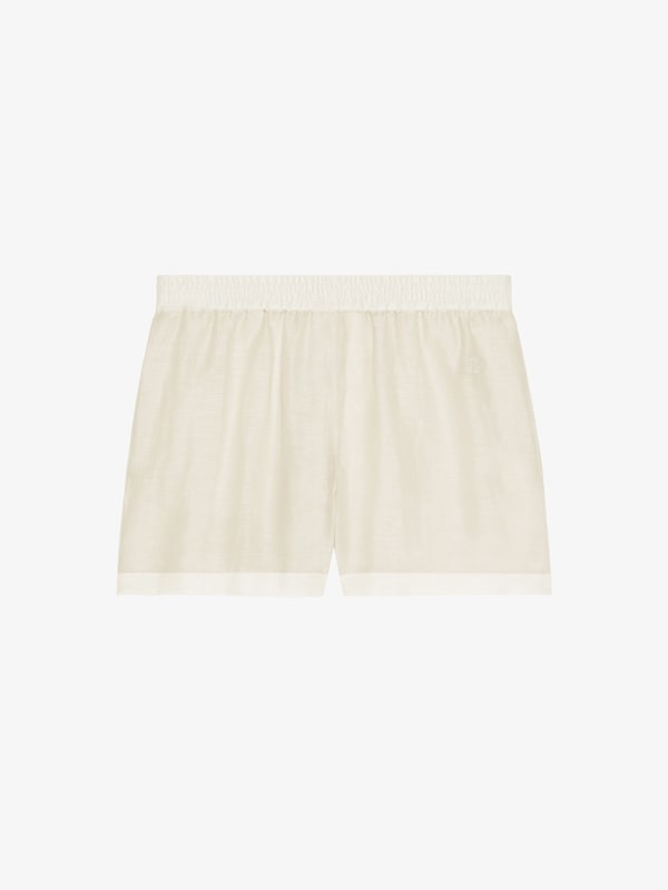 Givenchy Shorts in silk and linen Solo hoy
