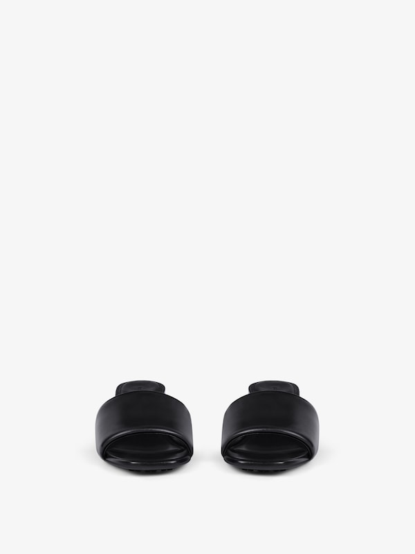 Givenchy G Cube heeled mules in leather Ofertas de temporada