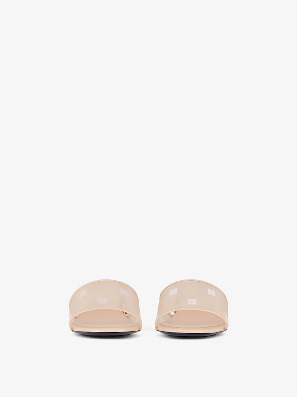 Givenchy G Cube heeled mules in 4G mesh Rebajas de fin de temporada