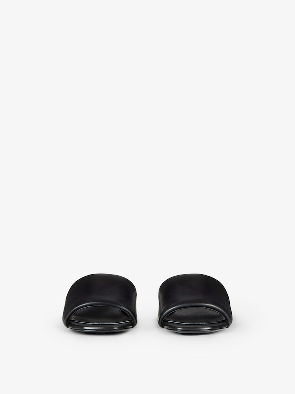 Givenchy G Cube heeled mules in leather Precio ultrabajo