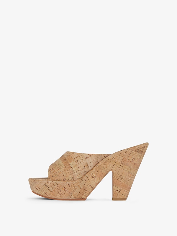Givenchy 4G Doll wedge mules in cork Outlet online
