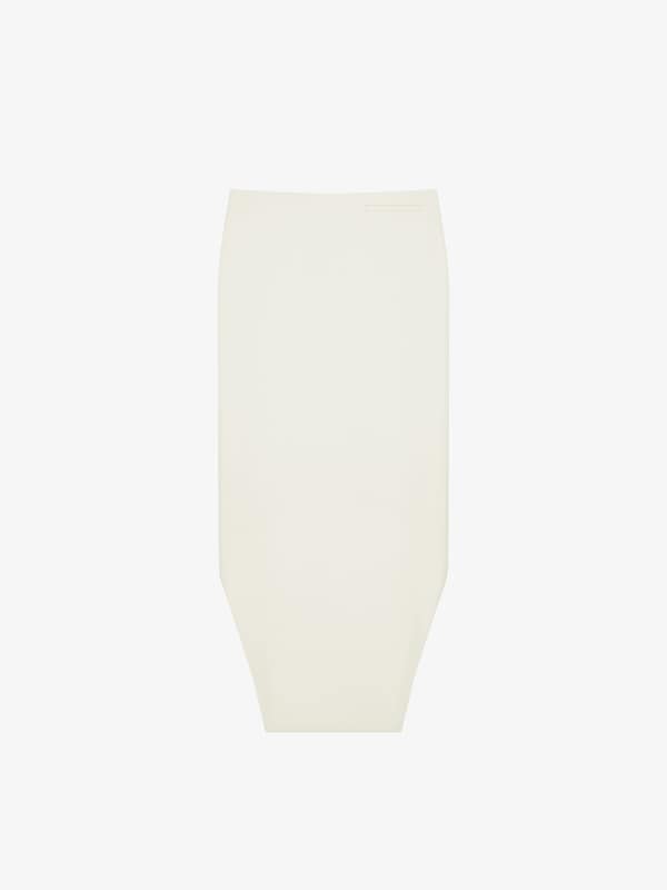 Givenchy Asymmetric skirt in wool and mohair Venta caliente