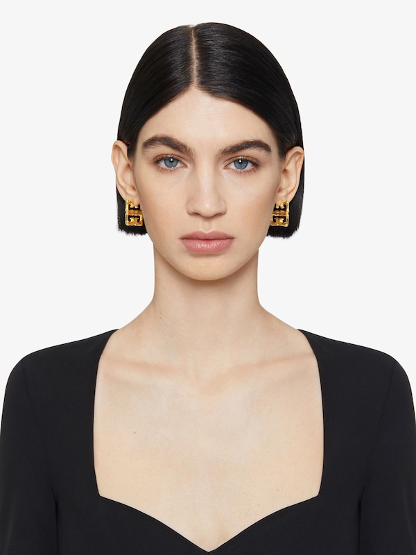 Givenchy 4G Liquid earrings in metal Rebajas baratas